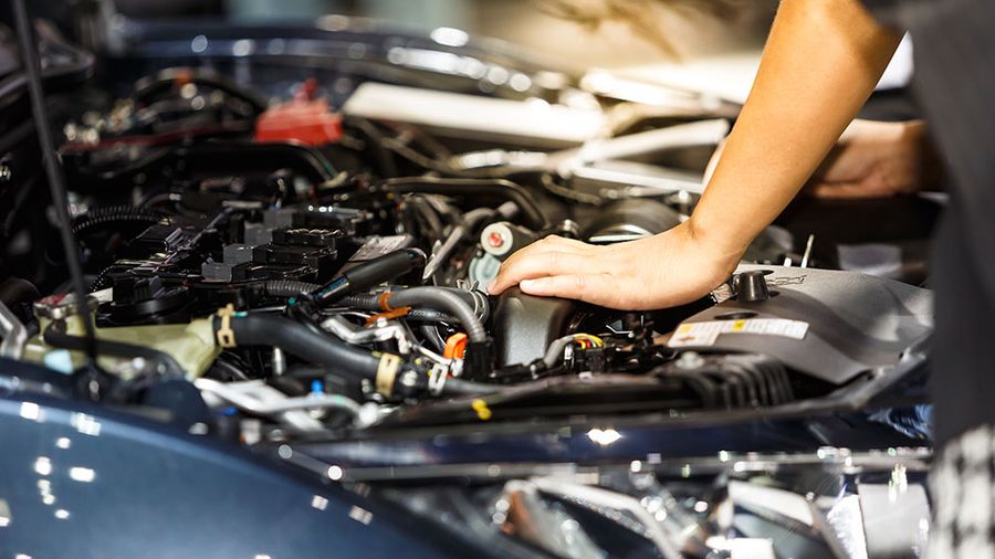 Mechanic at work